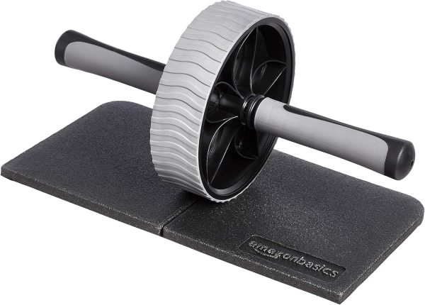 Amazon Basics Ab Wheel Abdominal Exercise Roller with Knee Pad