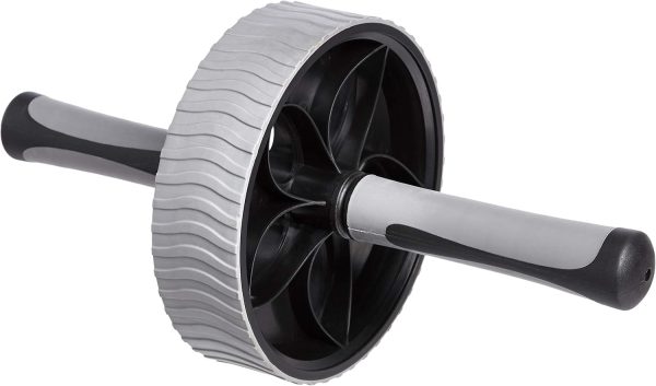 Amazon Basics Ab Wheel Abdominal Exercise Roller with Knee Pad - Image 2