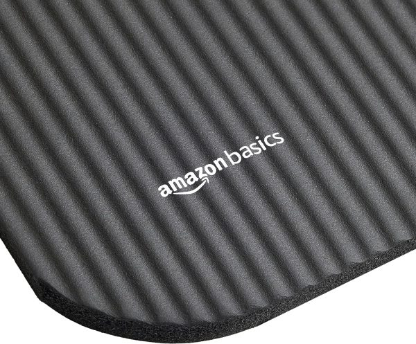 Amazon Basics 1/2 Inch Extra Thick Exercise Yoga Mat with Carrying Strap, Cushioned Support, for Fitness and Gym Workouts - Image 24