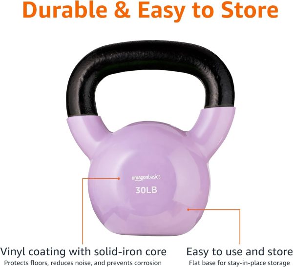 Amazon Basics Vinyl Kettlebell - Image 9