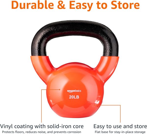 Amazon Basics Vinyl Kettlebell - Image 28