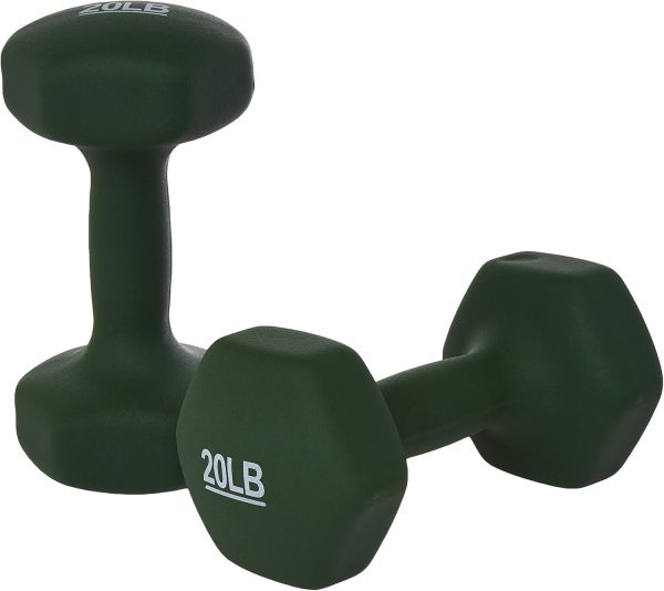 Amazon Basics Neoprene Dumbbell Hand Weights for Exercise and Muscle Toning - Image 8
