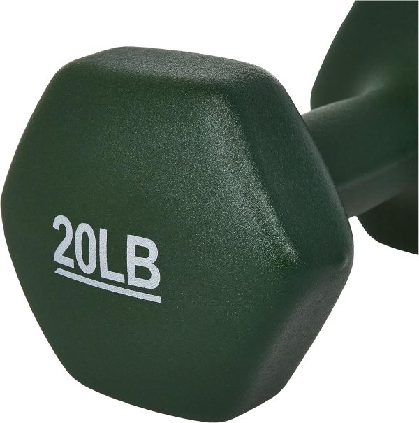 Amazon Basics Neoprene Dumbbell Hand Weights for Exercise and Muscle Toning - Image 12