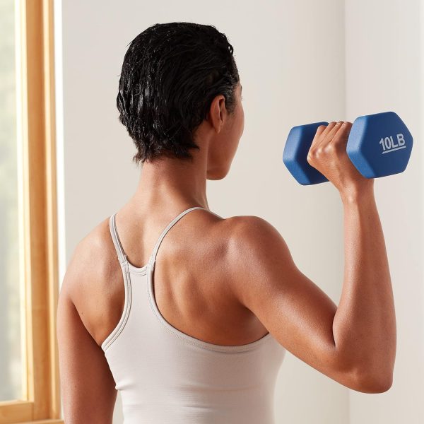 Amazon Basics Neoprene Dumbbell Hand Weights for Exercise and Muscle Toning - Image 26