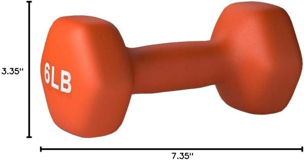 Amazon Basics Neoprene Dumbbell Hand Weights for Exercise and Muscle Toning - Image 31