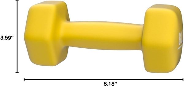 Amazon Basics Neoprene Dumbbell Hand Weights for Exercise and Muscle Toning - Image 41