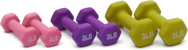 Amazon Basics Neoprene Dumbbell Hand Weights for Exercise and Muscle Toning - Image 44