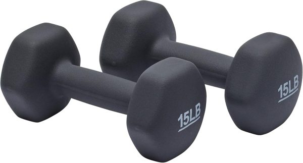 Amazon Basics Neoprene Dumbbell Hand Weights for Exercise and Muscle Toning - Image 48