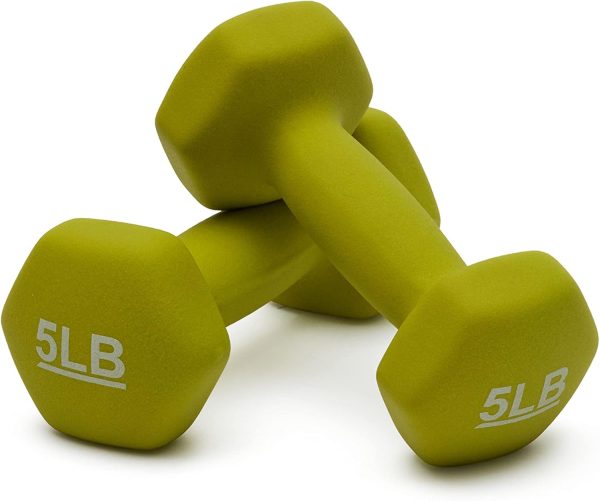Amazon Basics Neoprene Dumbbell Hand Weights for Exercise and Muscle Toning - Image 54