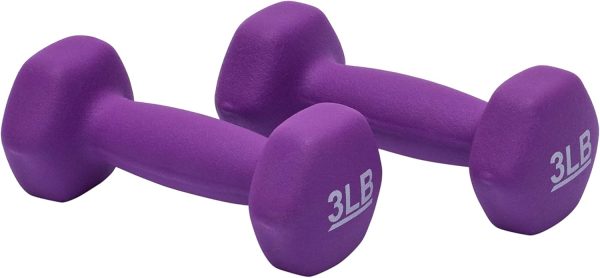 Amazon Basics Neoprene Dumbbell Hand Weights for Exercise and Muscle Toning - Image 57