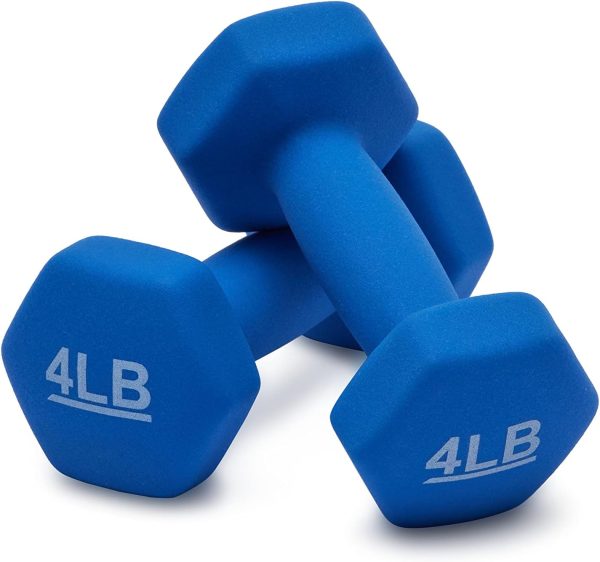 Amazon Basics Neoprene Dumbbell Hand Weights for Exercise and Muscle Toning - Image 63